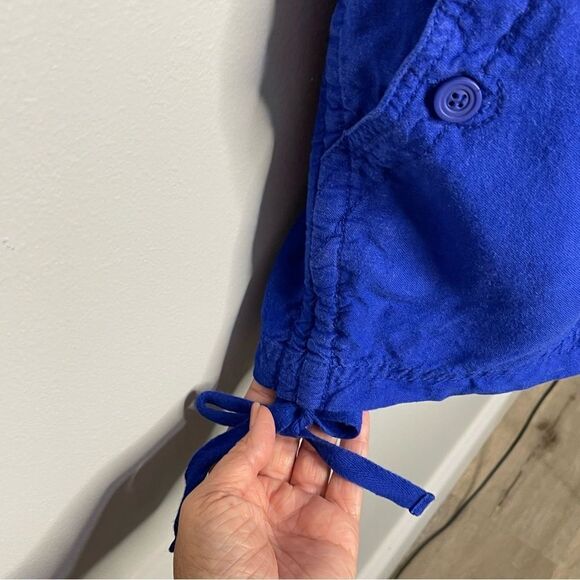 Candies Juniors Elastic Waist Linen Blend Shorts, Size 11 - Picture 7 of 14